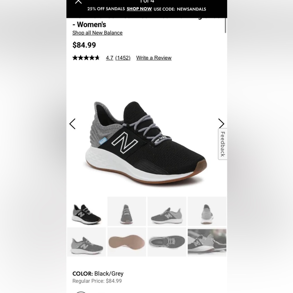New Balance Fresh Foam Roav Running Shoe